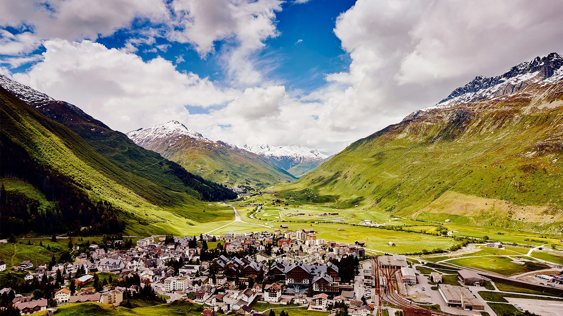 Andermatt mountain view