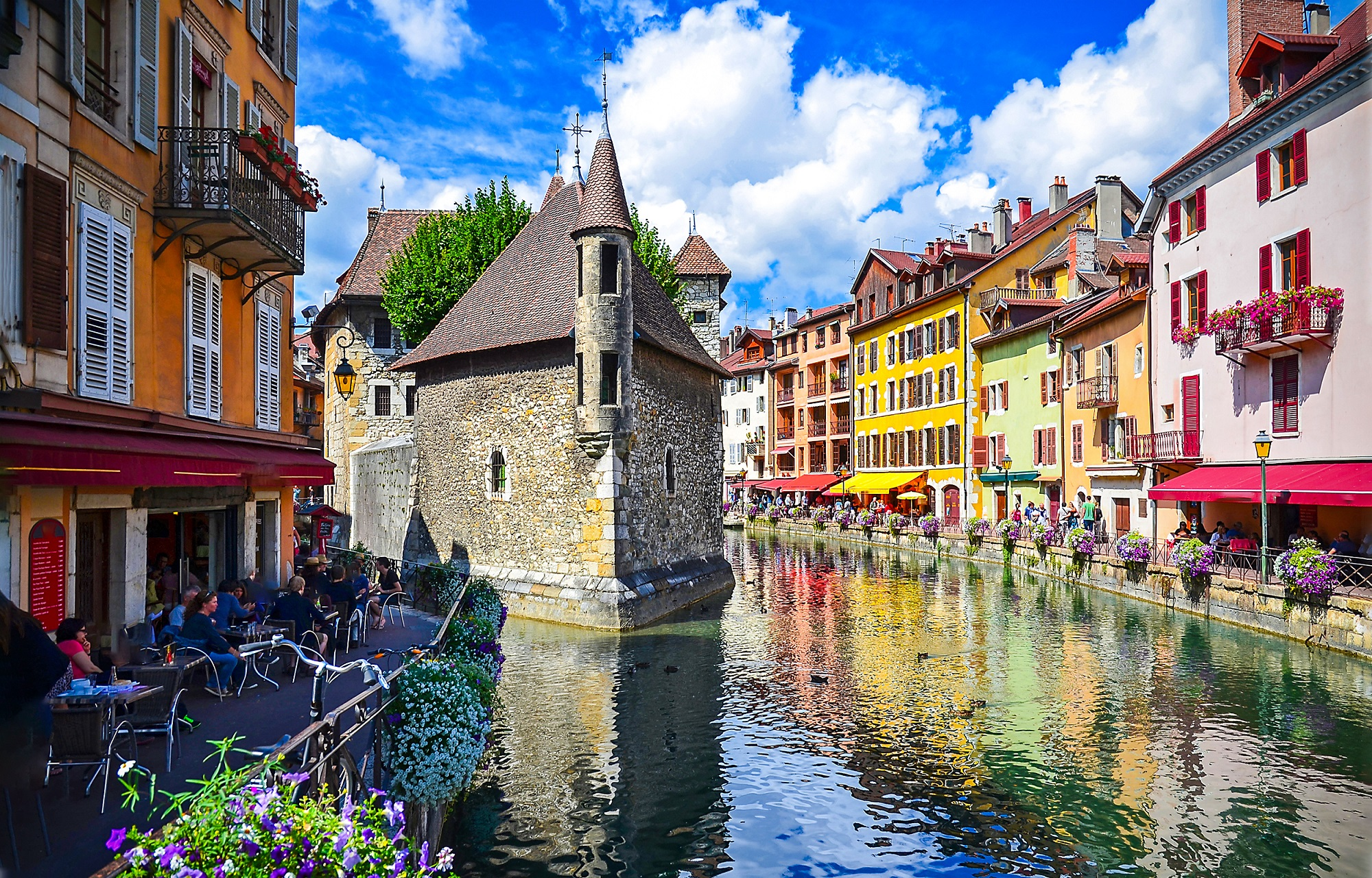 Annecy river view