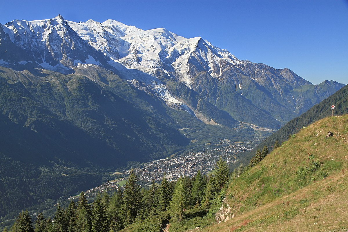 Chamonix mountain view