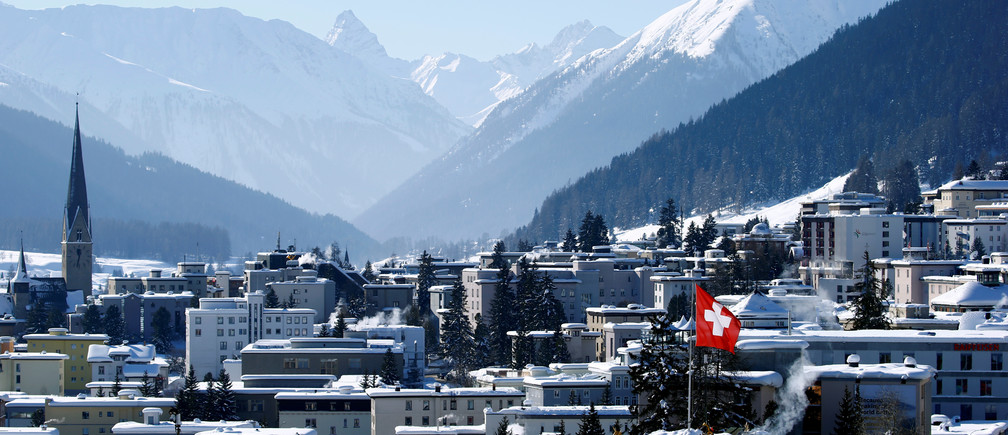 Davos city's view