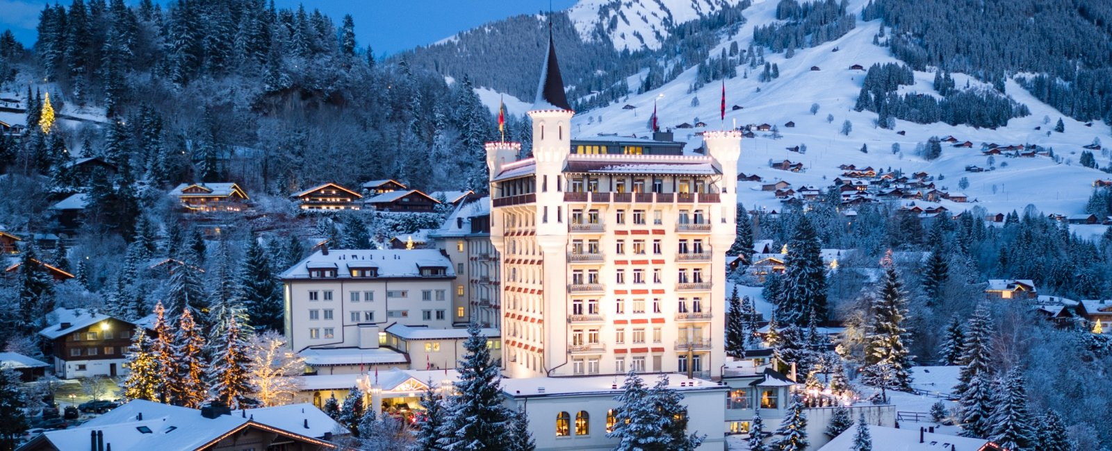 Gstaad mountain view